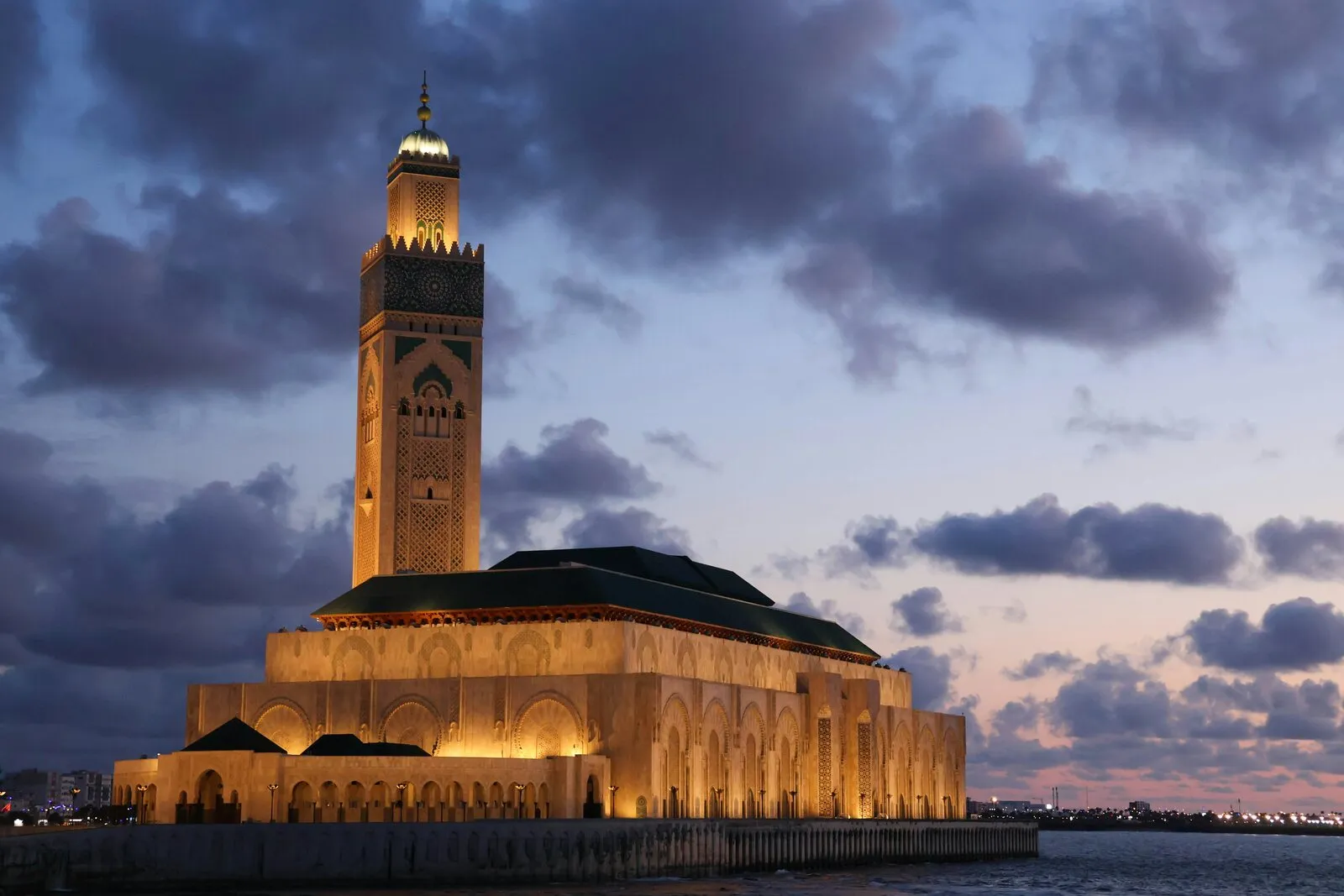 La mosquée Hassan II à Casablanca